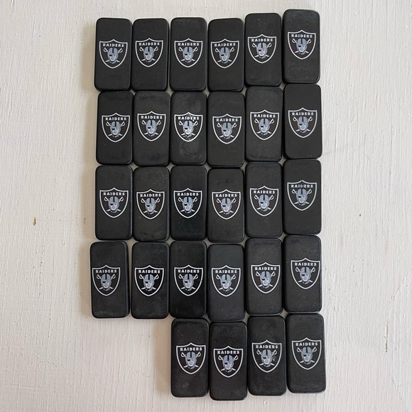 NFL Raiders Dominoes - Picture 3 of 6